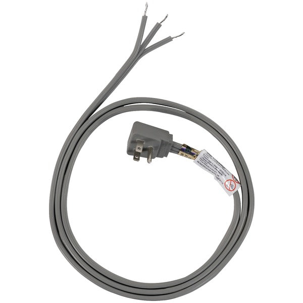 15-Amp Grounded Right-Angle Plug Head Power Supply Cord, 5ft