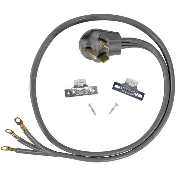 3-Wire Eyelet 30-Amp Dryer Cord, 4ft