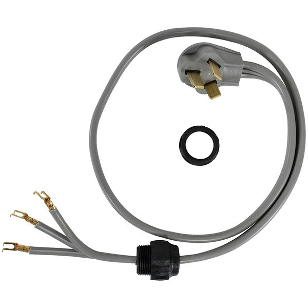 3-Wire Open-End-Connector 40-Amp Range Cord with Quick Connect, 4ft
