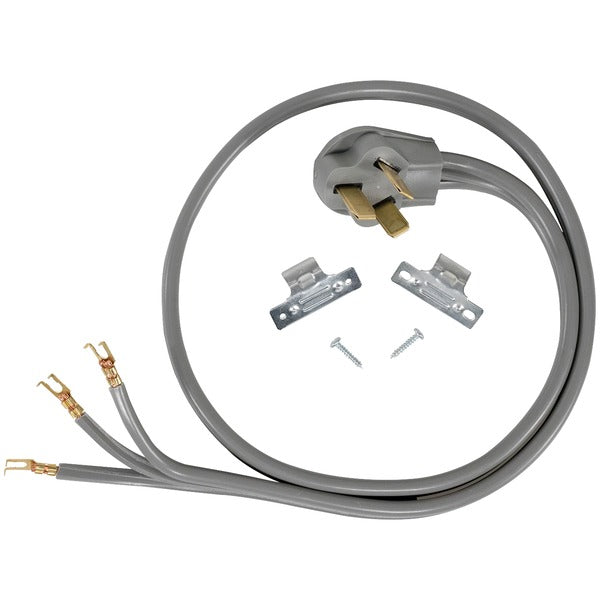 3-Wire Open-End-Connector 50-Amp Range Cord, 4ft