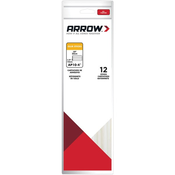 AP10-4 All-Purpose Glue Sticks, 12 pk