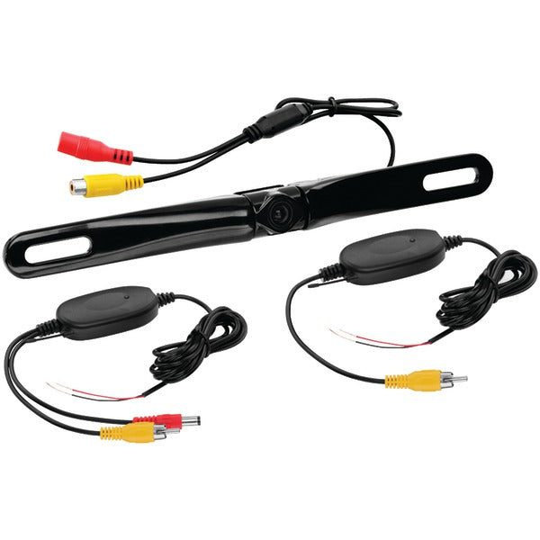 Waterproof Wireless Backup License Plate-Mounted Camera