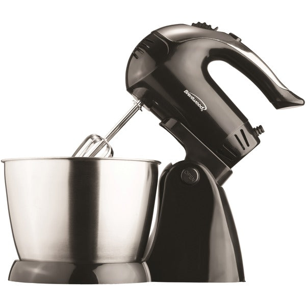 5-Speed + Turbo Electric Stand Mixer with Bowl (Black)