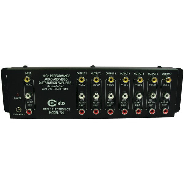 Prograde Composite A-V Distribution Amp (1 input - 7 output)