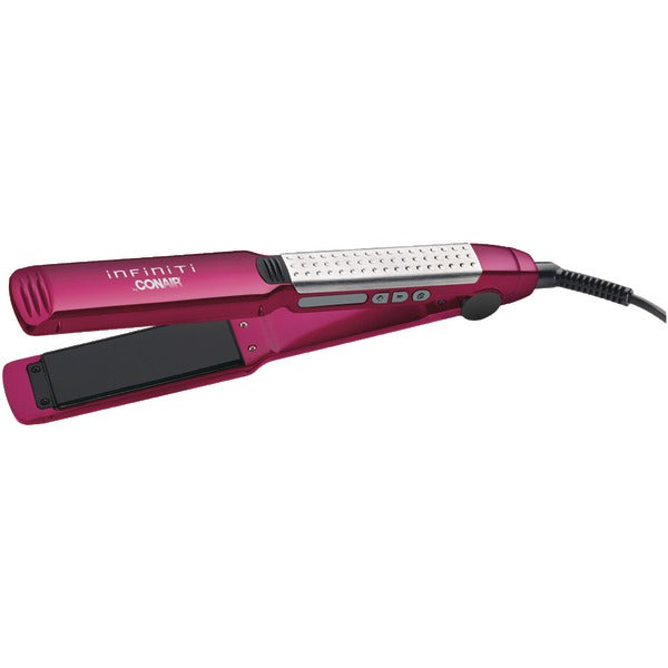 Tourmaline Ceramic Flat Iron (1.5"; Pink-White)