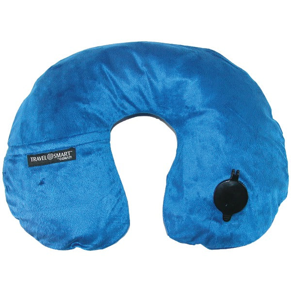 EZ Inflate Fleece Neck Rest (Navy)