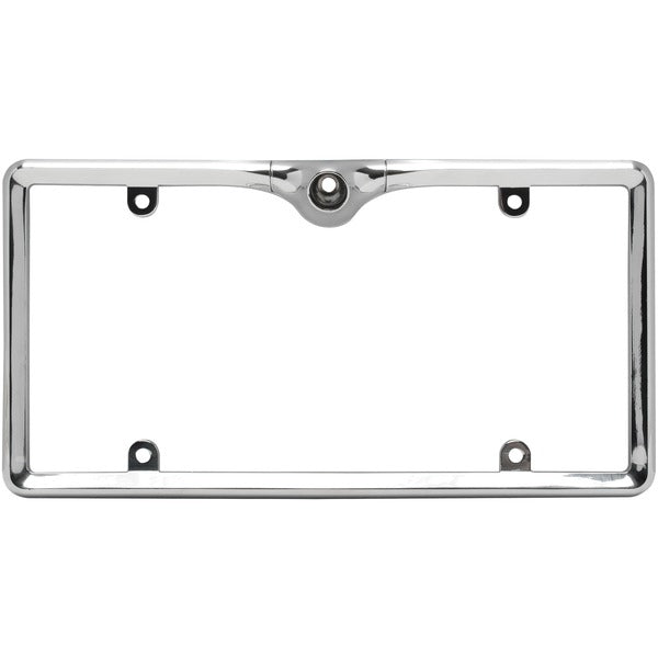 Full License-Plate-Frame-Camera Mount for CAM-300-400-500 (Chrome)