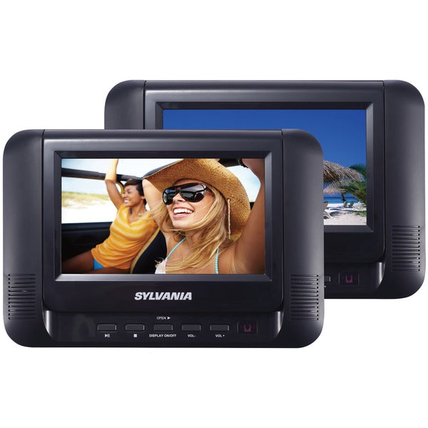 7" Dual Screen-Dual DVD Portable DVD Players