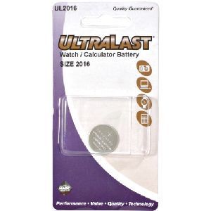 NABC UltraLast UL2016 Lithium Button General Purpose Battery