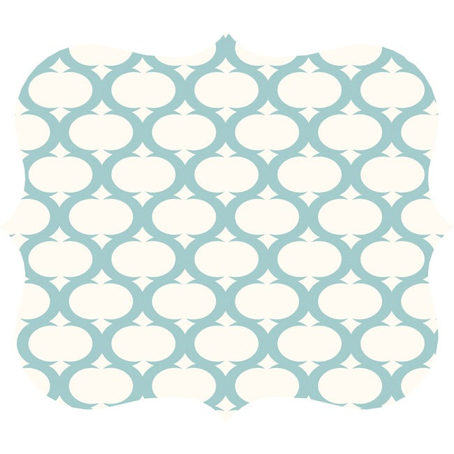 Fellowes Designer Mouse Pad - Teal Lattice