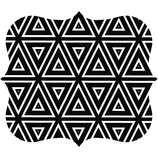 Fellowes Designer Mouse Pad - Geometric Triangles