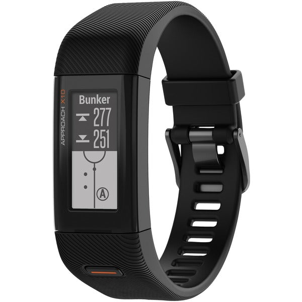 Approach(R) X10 GPS Golf Band (Matte Black, Small-Medium)
