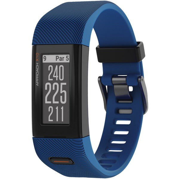Approach(R) X10 GPS Golf Band (Bolt Blue, Small-Medium)