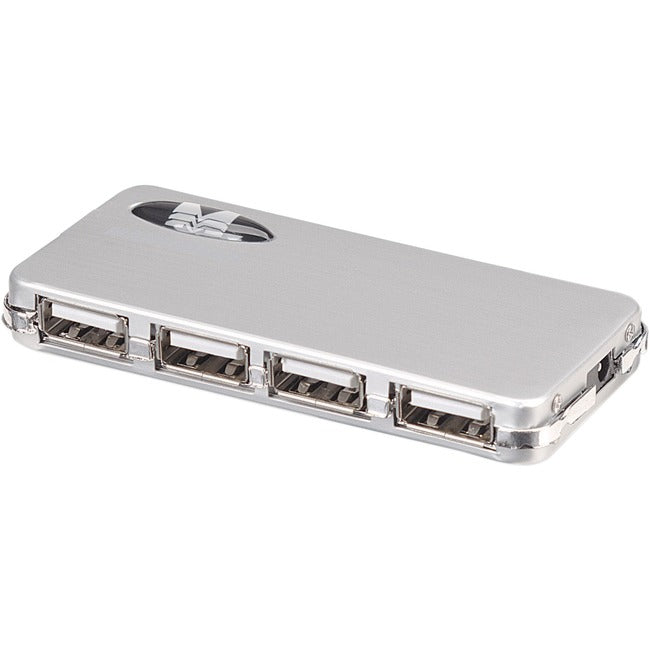 Manhattan 4-Port Hi-Speed USB 2.0 Micro Hub, AC Power