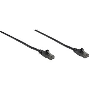 Intellinet Network Solutions Cat6 UTP Network Patch Cable, 3 ft (1.0 m), Black