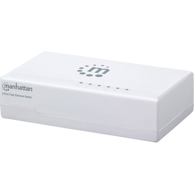 Manhattan 5-Port 10-100 Desktop Switch, Plastic Housing
