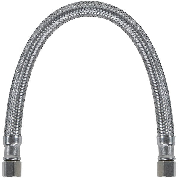 Braided Stainless Steel Ice Maker Connector, 1ft