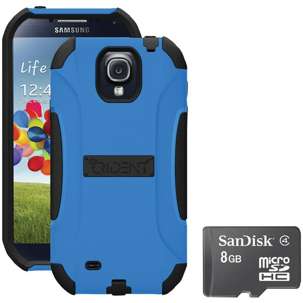 Trident Ag-sam-s4-blu With Sandisk Sdsdq-008g-a11m