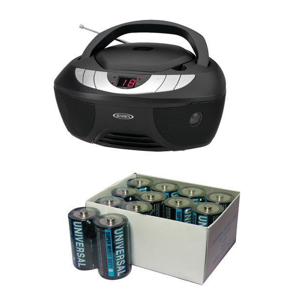 CD PLAYER & BATTERIES