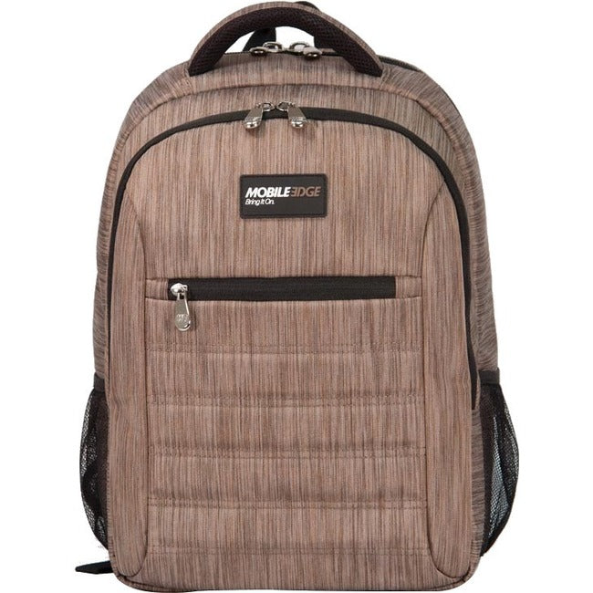 Mobile Edge SmartPack Carrying Case (Backpack) for 16" Notebook - Wheat, Black