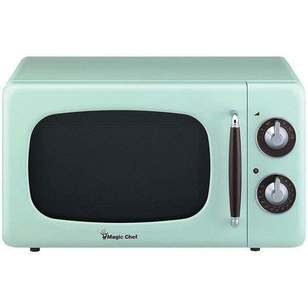 .7 Cubic -ft 700-Watt Retro Microwave (Mint Green)