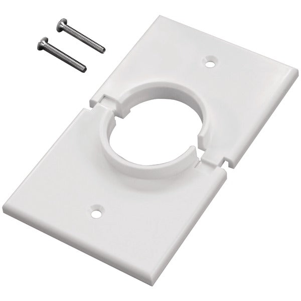 Single-Gang Splitport(TM) Wall Plate (White)
