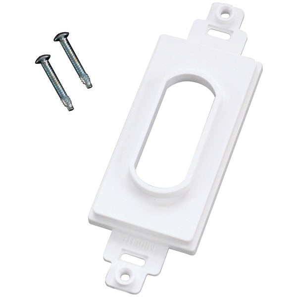 Decor-Style Wireport(TM) Wall Plate (White)