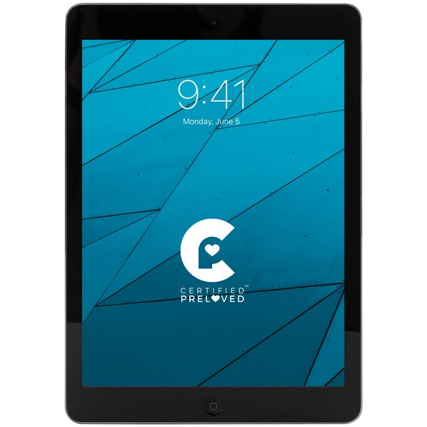Certified Preloved(TM) 64GB iPad Air(R) for Wi-Fi(R) & Verizon(R) Cellular Network