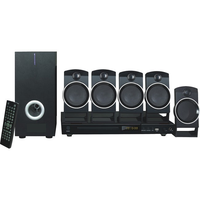 Naxa ND-859 5.1 Home Theater System - DVD Player - Black