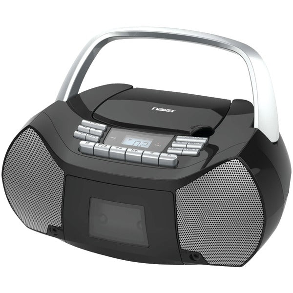 Portable CD-Cassette Boom Box