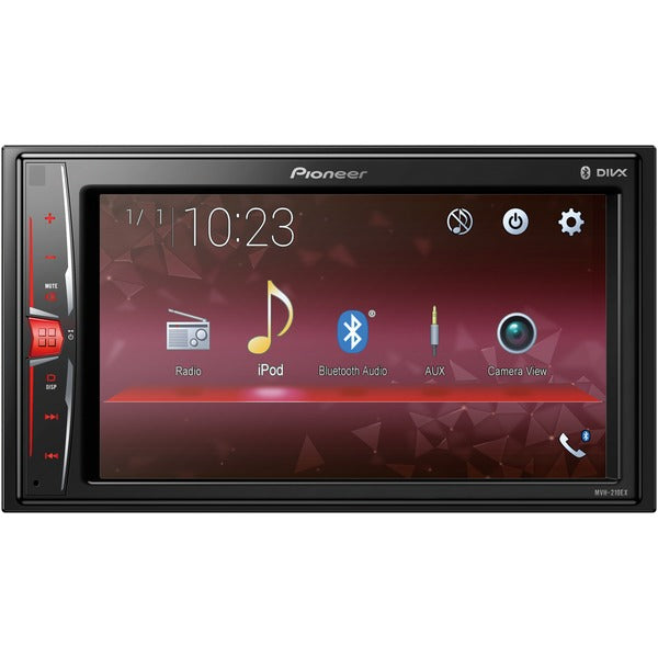 6.2" Double DIN In-Dash Multimedia A-V Receiver with Bluetooth(R)
