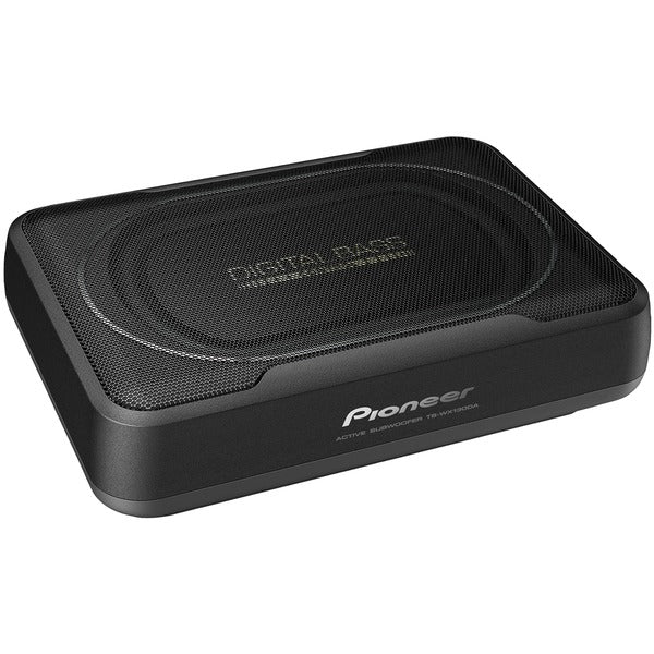 Compact 8" x 5.25" 160-Watt Active Subwoofer with Built-in Amp