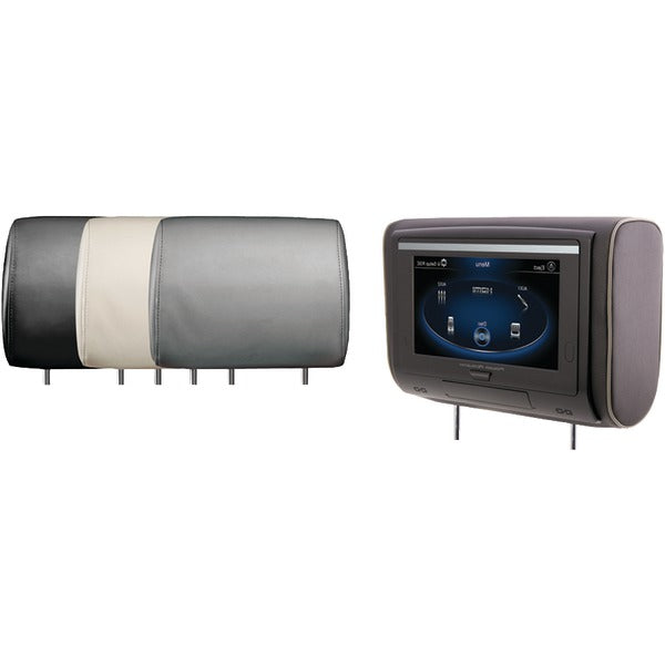 9" LCD Universal Headrest with IR & FM Transmitters & 3 Interchangeable Skins (DVD Player)