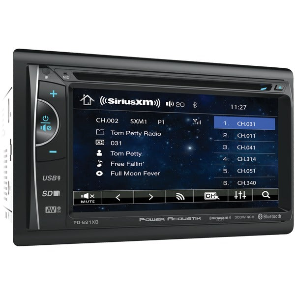 6.2" Double-DIN In-Dash DVD-SiriusXM(R) Radio Bundle with 3 Months Free Service