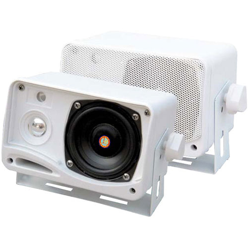 Pyle PLMR24 100 W RMS - 200 W PMPO Speaker - 3-way - 1 Pack - White