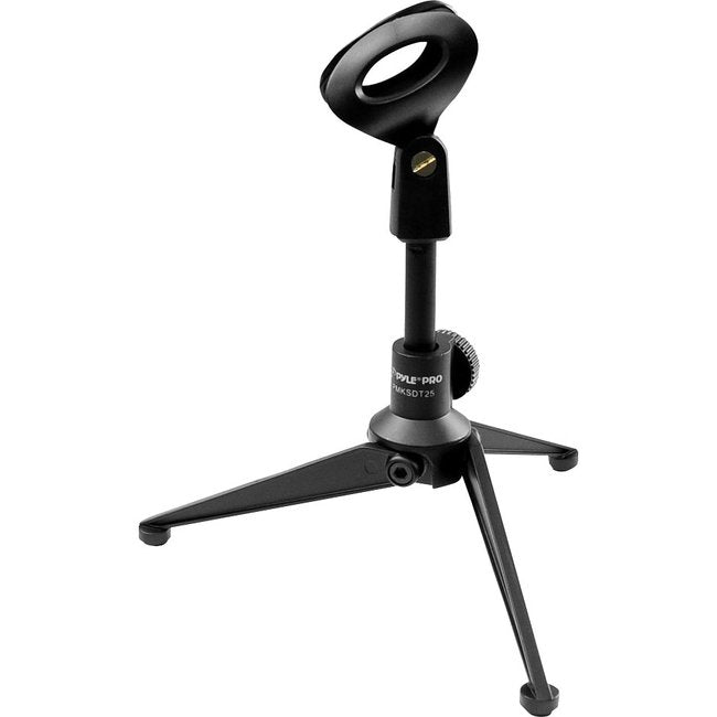 PylePro Adjustable Desktop Tripod Microphone Stand