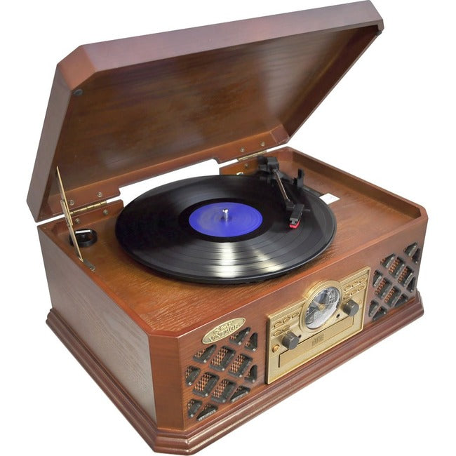 Pyle PTCD4BT Record-CD-Cassette Turntable