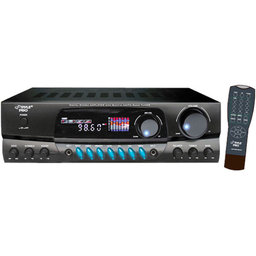 PylePro PT260A AM-FM Receiver - 100 W RMS - 2 Channel - Black