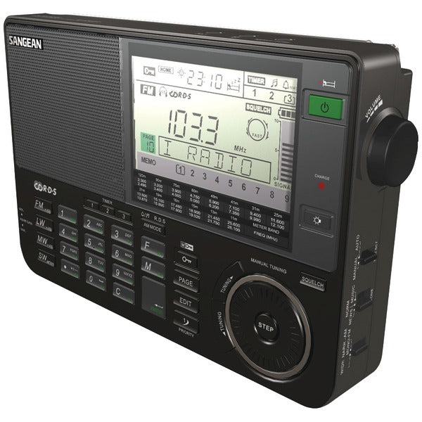 Professional Multiband AM-FM-SW Receiver (Black)
