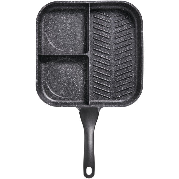 THE ROCK(TM) by Starfrit(R) 11" 3-in-1 Breakfast Pan with Bakelite(R) Handle