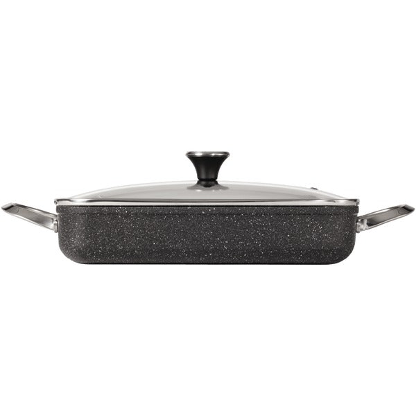 THE ROCK(TM) by Starfrit(R) One Pot 9" x 13", 5.3-Quart Rectangular Dish with Lid