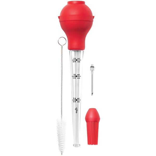 Silicone Sauce Baster-Brush 4-Piece Set