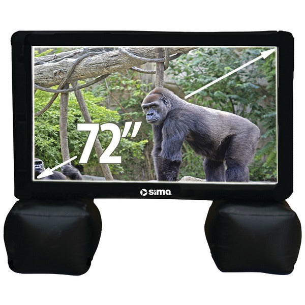 72-Inch Indoor-Outdoor Inflatable Screen
