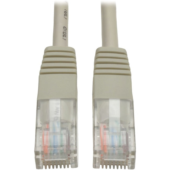 Tripp Lite 3ft Cat5e - Cat5 350MHz Molded Patch Cable RJ45 M-M Gray 3'