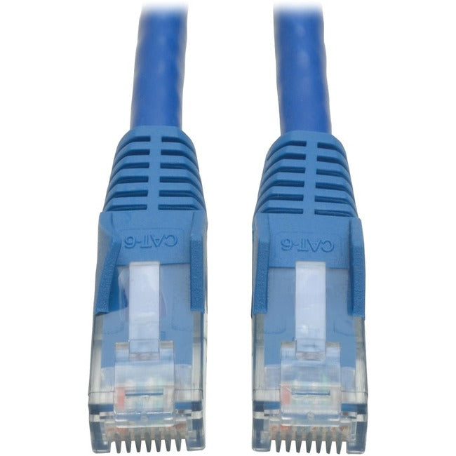 Tripp Lite 3ft Cat6 Gigabit Snagless Molded Patch Cable RJ45 M-M Blue 3'