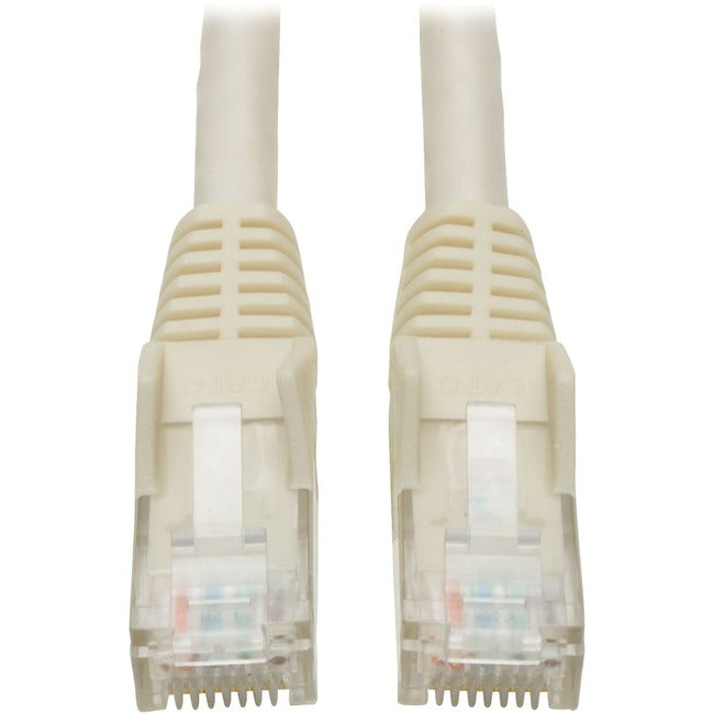 Tripp Lite 14ft Cat6 Gigabit Snagless Molded Patch Cable RJ45 M-M White 14'