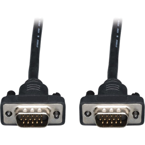 Tripp Lite 3ft VGA Coax Monitor Cable Low Profile with RGB High Resolution HD15 M-M 3'