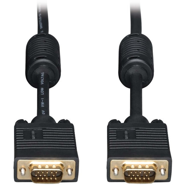 Tripp Lite 10ft VGA Coax Monitor Cable with RGB High Resolution HD15 M-M 10'