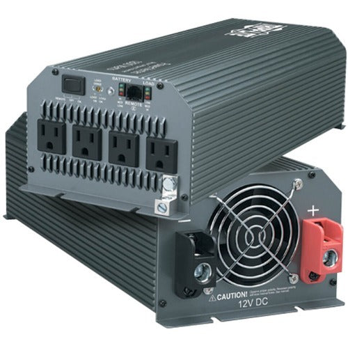 Tripp Lite Compact Inverter 1000W 12V DC to 120V AC 4 Outlets 5-15R