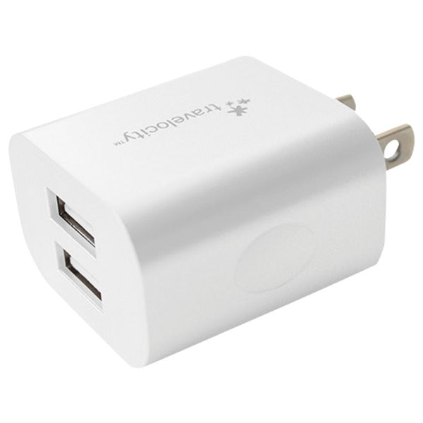 2-Amp Dual USB Home Chargers, 24 pk